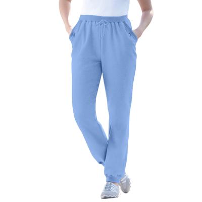 Plus Size Women's Better Fleece Jogger Sweatpant by Woman Within in French Blue (Size 6X)
