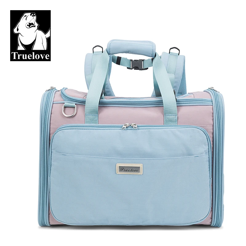 Truelove Haustier Katze Hund Träger Tasche Reise Außerhalb für Kleine Medium Kitty und Welpen und Atmungsaktiv TLX2971 Image