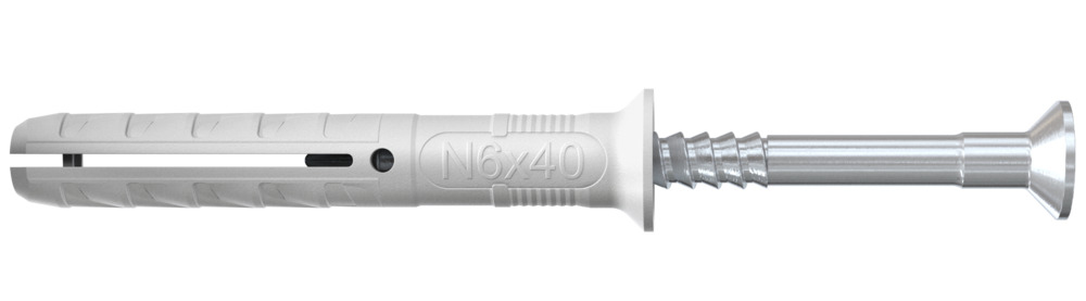 Chevilles à frapper NS nylon 6X80 boîte de 50 FISCHER 50353