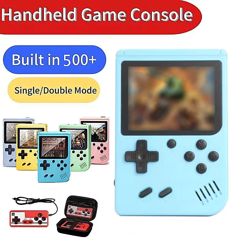 Plus de 500 jeux classiques intégrés Console de jeux rétro d