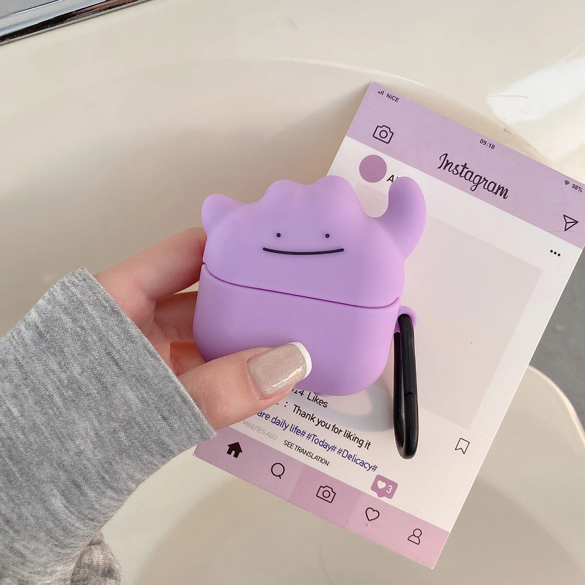 Purple Ditto für Samsung Galaxy Buds 3 3 Pro Hülle Silikon Kopfhörer Hülle Zubehör Abdeckung Image