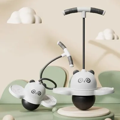 Kinder Balance Training lange Höhe Panda Balance Spielzeug Kind wachsen größer Panda Bouncing Ball Hilfe Fitness Panda Jumping Ball Image