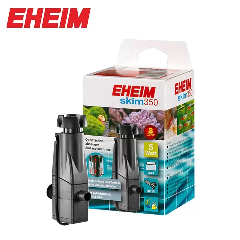 EHEIM Skim350 220 V 5 W einstellbarer Durchfluss Süßwasser Salzwasser Aquarium Filter Mikrooberflächenskimmer mit Pumpe Image