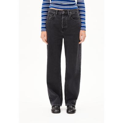 HAAYI - Frauen Baggy Fit Jeans - schwarz (Größe: 28/34)