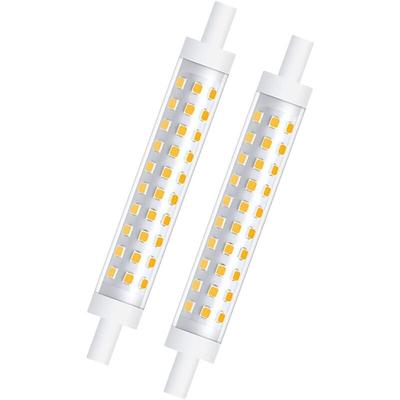Beijiyi - 2 Stück 10 w R7s 118 mm dimmbare LED-Lampe, warmweiß 3000 k, 100 w Halogenäquivalent, Image