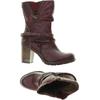 Mustang Damen Stiefelette, Gr. 38, rot, Kunstleder