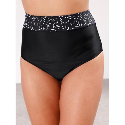 Bikini-Hose, Damen, Gr. 40, Normalgrößen, schwarz, Polyamid, Elasthan, Badehosen Image