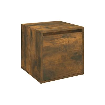 vidaXL Schubladenbox Räuchereiche 40,5x40x40 cm Holzwerkstoff Image