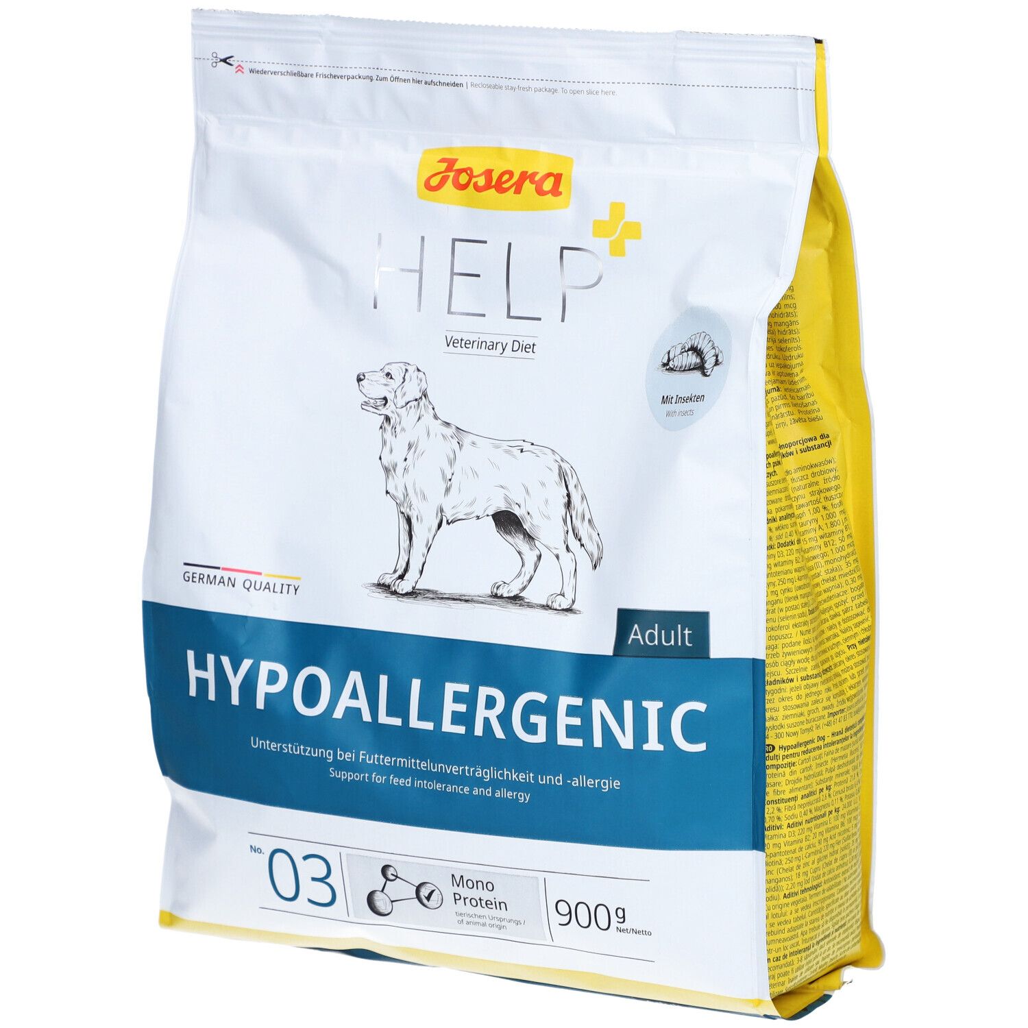 Josera Hypoallergenic Dog dry 0,9 kg 900 g Futter Image