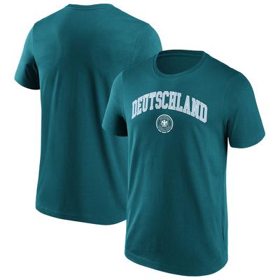 DFB Schulhof Retro Grafik T-Shirt – Blaugrün – Herren Image