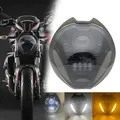 Faro principale per moto anteriore Sostituisci il faro anteriore a LED con indicatore di direzione per Ducati Monster 797 Plug & Play