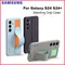 Étui pour smartphone avec poignée debout d'origine Samsung Galaxy S24 S24 + S24Plus