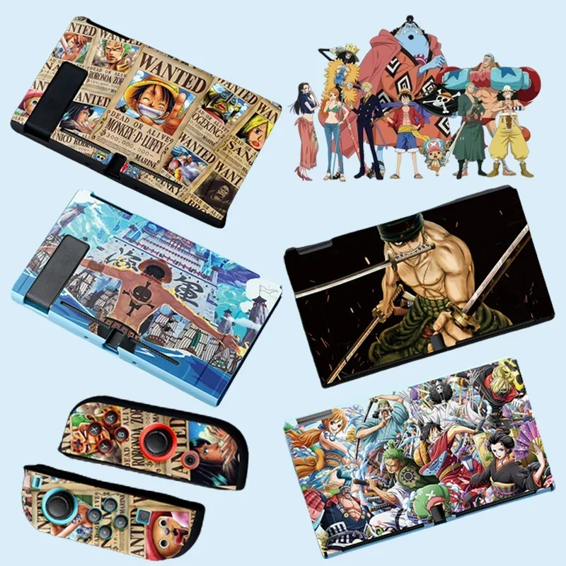 One Piece Ruffy Hülle für Nintendo Switch ND OLED Schutzhülle Anime Soft Tpu Niedliche Konsole Joycon Shell Game Host Zubehör Image