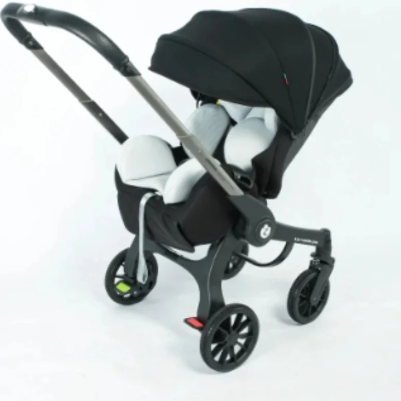 2025 NEUER Kinderwagen 4-in-1-Trolley-Autositz Multifunktionaler Kinderwagen Luxus faltbare und tragbare Kinderwagen Image