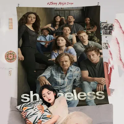 Tv Series Shameless Movie Chart Tapestry Home Decoration Hippie Bohemian Decoration Divination Wall