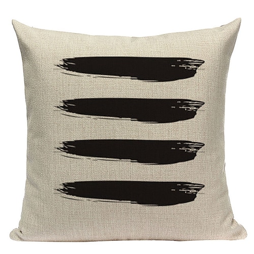 geometrie doppelseitige kissenbezug 1pc weicher kissenbezug kissenbezug kissenbezug für sofa schlafzimmer wohnzimmer überlegene qualität maschinenwaschbar im freien kissen für sofa couch bett stuhl Image