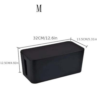 TEMU Plastic Organizer, Storage Box, Dustproof , Management Cable , No Battery Image
