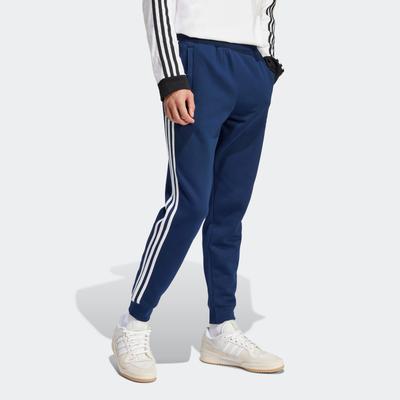Sporthose ADIDAS ORIGINALS "3-STRIPES PANT", Herren, Gr. XXL, N-Gr, blau (night indigo), Obermaterial: 70% Baumwolle, 30% Polyester, sportlich, Hosen