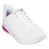 Sneaker SKECHERS "BOBS VISION AIR", Damen, Gr. 40, weiß, Lederimitat, casual, Schuhe Sneaker, Trainingsschuh, Freizeitschuh, Schnürschuh mit Memory Foam