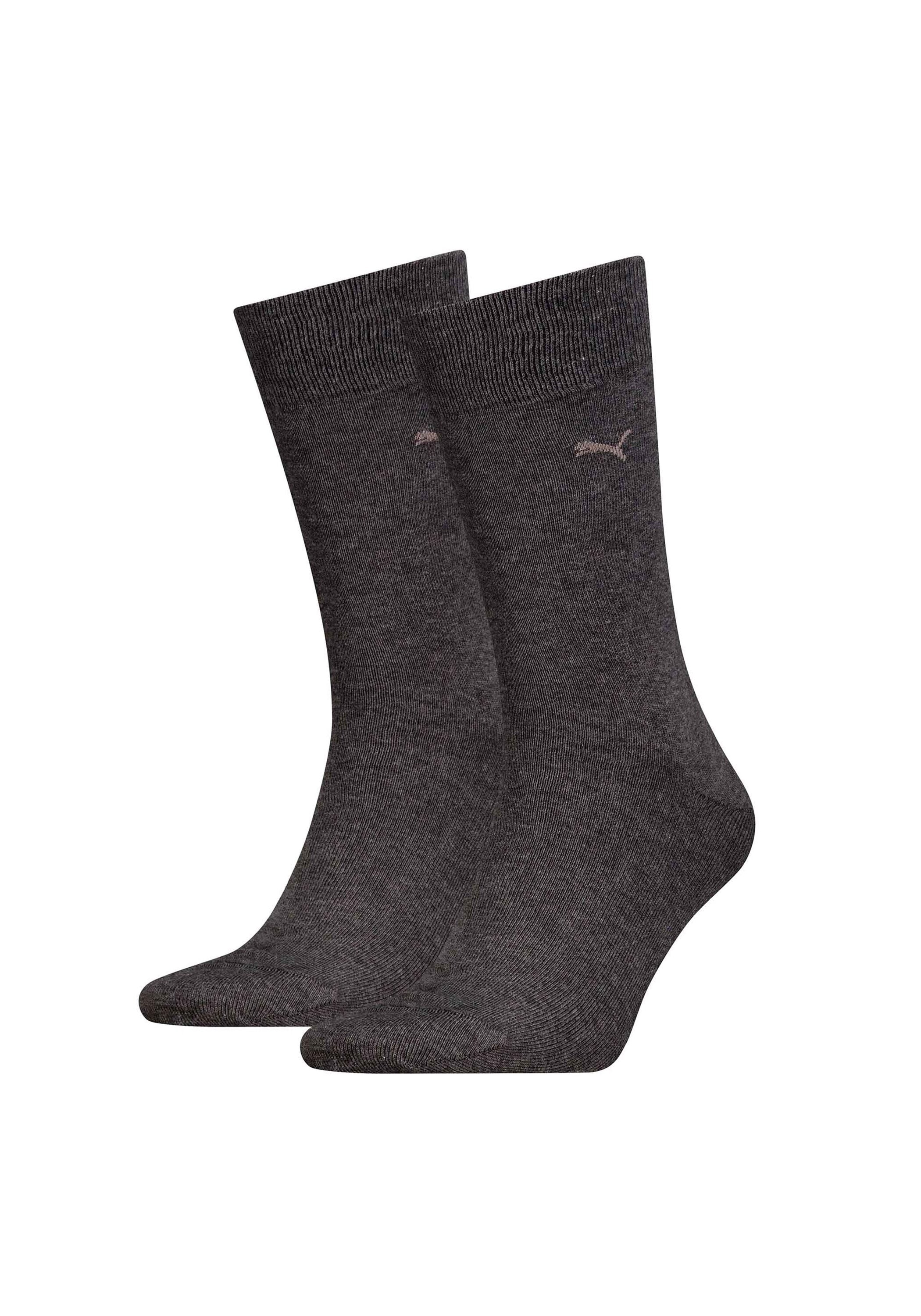 Kurzsocken PUMA "Socken 2er Pack", Herren, Gr. 47-49, grau, Obermaterial: 68% Baumwolle CO. 21% Polyester PES. 9% Polyamid PA. 2% Elasthan EL., Socken