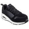 Berufsschuh SKECHERS "UNO SR ELAINY, WOMENS WORK" Gr. 40, schwarz, 40, Lederimitat, Velourslederimitat, Schuhe, Sneaker, Arbeitsschuh ESD-fähig