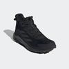 Wanderschuh ADIDAS TERREX, Gr. 42,5, schwarz (core schwarz, core schwarz, grau four), Textil, sportlich, Schuhe