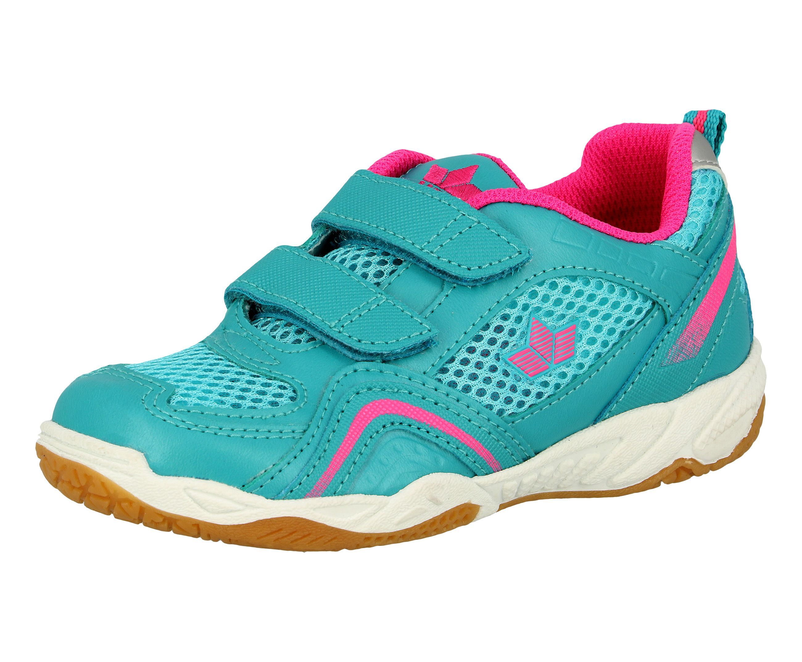 Hallenschuh LICO "Sportschuh Enjoy V", Kinder, Gr. 34, blau, Synthetik, Schuhe Image