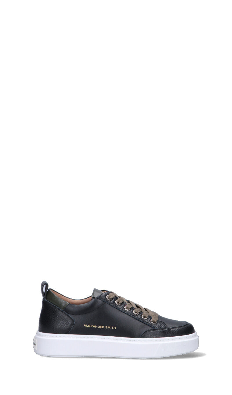 ALEXANDER SMITH Sneaker uomo nera in pelle