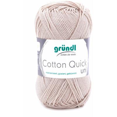 Wolle Cotton Quick 50 g uni sand Handarbeit - Gründl