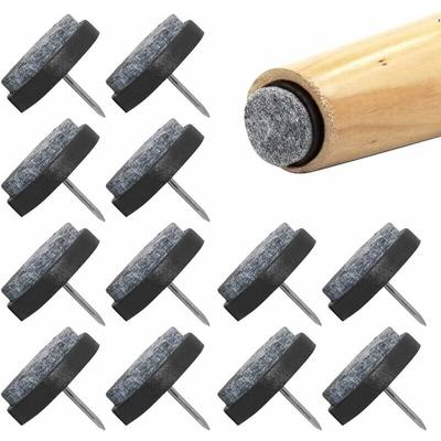 48 Stück Nägel, Möbelgleiter, Stuhlgleiter, Nägel, Möbelfilz, Stuhlschutz für Möbel, Stühle, Image