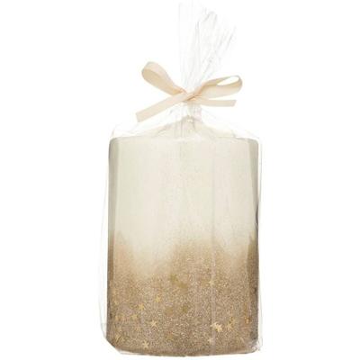 Kerze Glitter Farbverlauf 10x15cm gold - Feeric lights & christmas