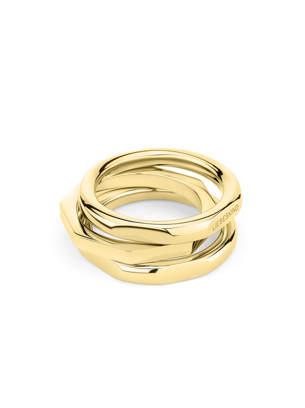 Liebeskind Berlin Ring Urban Chic Damen gold, 58 Image