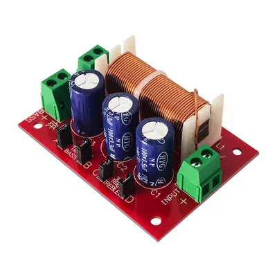 YLY-2088 Speaker Frequency Divider 400W 2 Way Crossover Filters Module Adjustable Full Range Treble