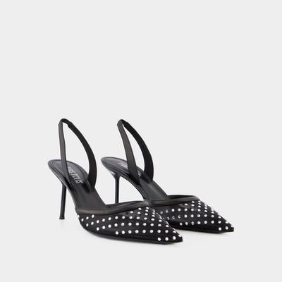 Lidia Slingback 70 Pumps - Paris Texas - Synthetik - Schwarz