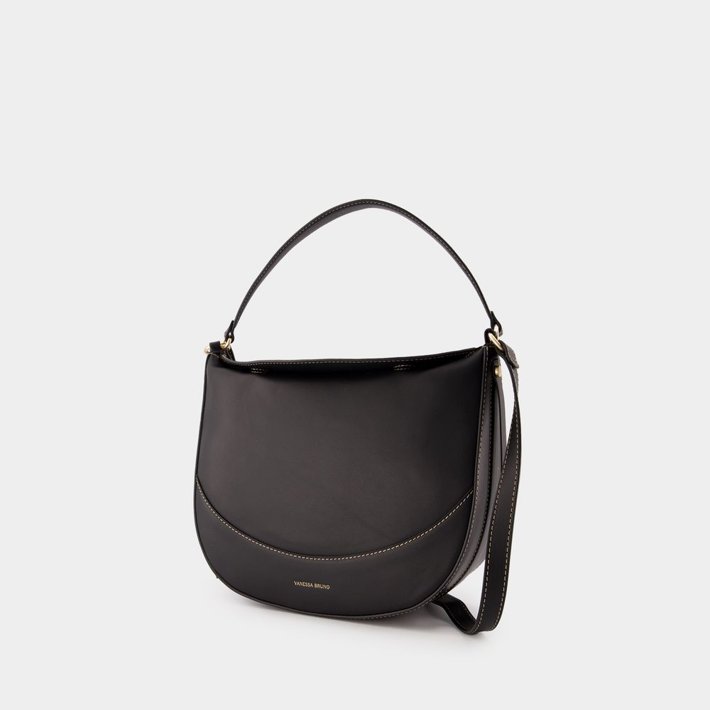 Daily Bag Schultertasche - Vanessa Bruno - Leder - Schwarz