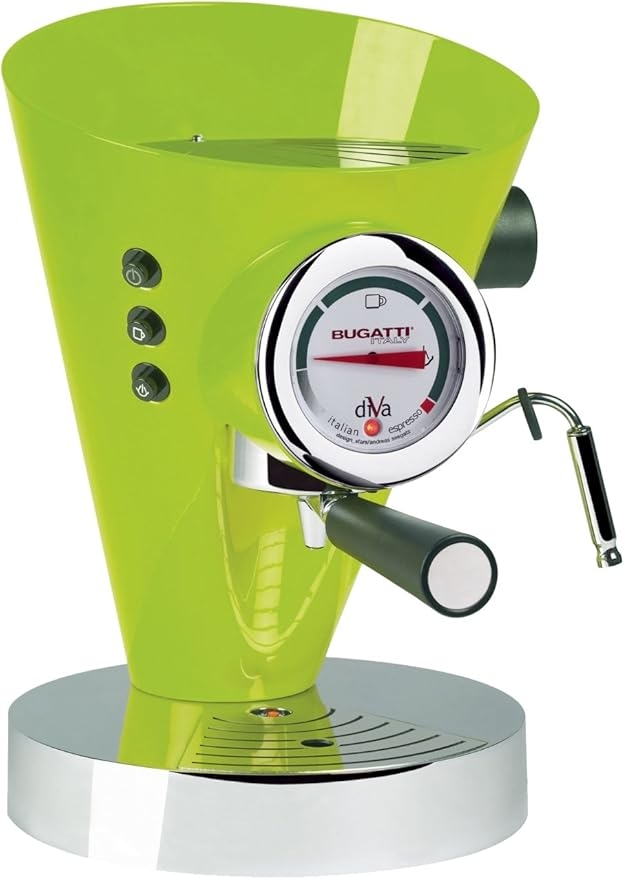 BUGATTI – Diva Espresso – Kaffeemaschine in Apfelgrün – einfarbige Oberfläche, 0,8 l Image