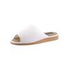 Pantoffel CLASSIC, Damen, Gr. 40, weiß, Textil, Schuhe Damenschuh Hausschuh Pantoffeln