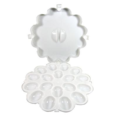 Kitchen Basics Devilled Egg Carrier with Lid - 10.5 in (18 eggs)