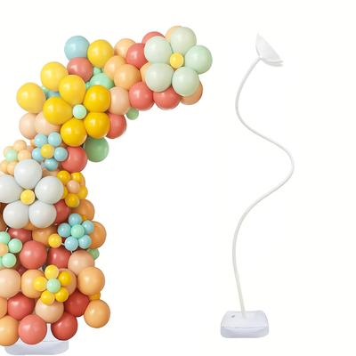 "TEMU 1pc Kit Stand - 98" Free-bending Half Set For Weddings, Engagements, 's Day, , - Plastic Balloons For Christmas, Halloween, Easter, Hanukkah, Thanksgiving - No Needed" Image