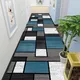 Tapis longs de couloir de luxe moderne Tapis d'escalier Tapis de sol d'hôtel Tapis géométrique pour salon cuisine Tapis de couloir Tapis Alfombra