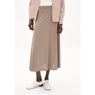 ILENIAA LARAA MIDI SKIRT - Frauen Loose Fit Rock - braun (Größe: M) Image
