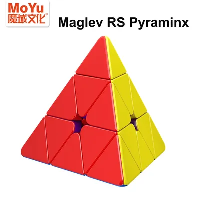 [Picube] MoYu RS Pyraminx 3x3x3 Magnetschwebebahn Magnetischer Pyramidenwürfel Professionelles magnetisches ungarisches Geschwindigkeitspuzzle 3x3 Magico Cubo Image