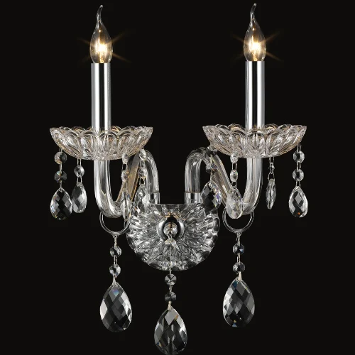 Moderne Kristall Lampe Kerze Led E14 Lampen Seide Stoff Lampenschirm Nacht Wand Licht