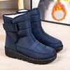 Schnee Stiefel Frau Plus Größe Schuhe Frau Plattform Frauen Schuhe Plüsch Wasserdicht Mid Hohe Stiefel Casual Stiefel Frauen Botas Mujer