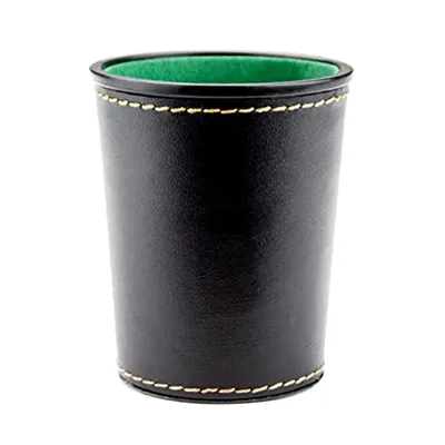 1 Piece PU Cup Bar KTV Entertainment Cups New Leather Trumpet Flannel High Quality Game Tool