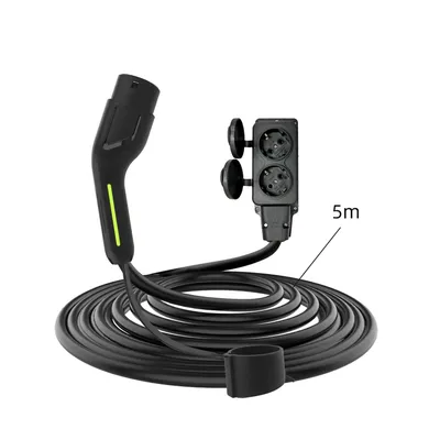 V2l 16a Elektroauto Typ 2 Lades eiten stecker an Schuko-Buchse ev Lade adapter Auto ladestationen Image