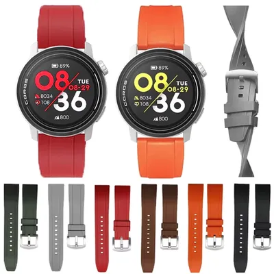 20mm 22mm Soft Silicone Band for COROS PACE 3 2 Strap Replacement Bracelet for COROS APEX 2 Pro 42mm 46mm Wristband Sport Correa