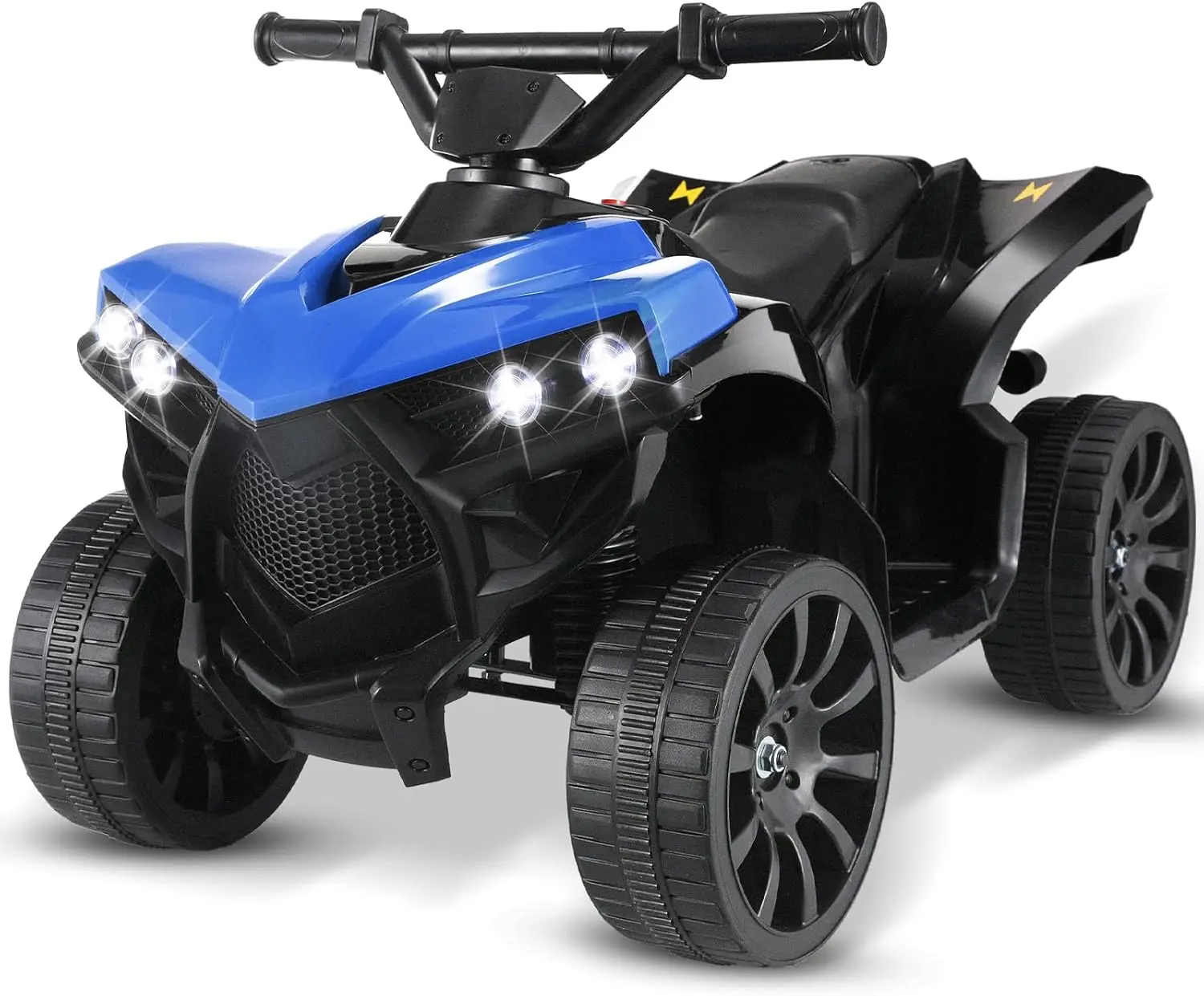 Kinder fahren auf ATV, elektrisches Gelände-Quad-Auto, 6 V, batteriebetrieben, mit Musik, Licht Image