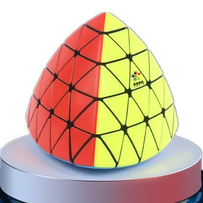Yuxin Huang long Pyramide 5x5 magische Geschwindigkeit Würfel aufkleber lose profession elle Zappeln Image