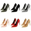 Frauen Fetisch 10,5 cm High Heels Elegante Formelle Anlässe Pumpen Weibliche Rosa Khaki Scarpins Stiletto Wildleder Drag Queen Schuhe Große größe